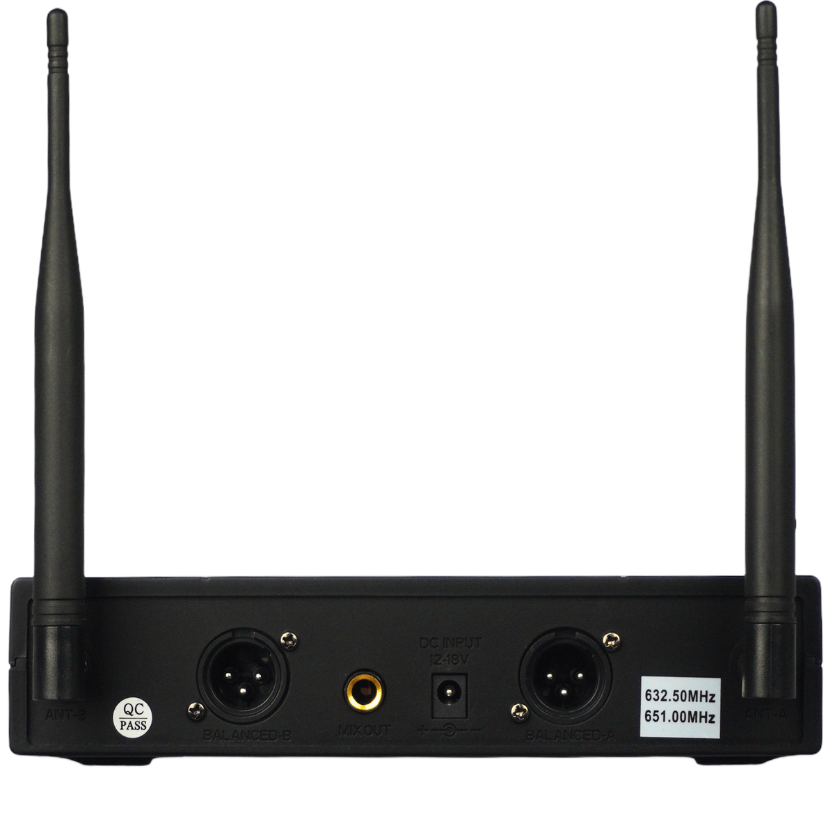 Microfone Sem Fio Duplo de Mao UHF SD38 MM - Soundrix-4